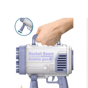 Pistola De Burbujas Electrica De 64 Aguj